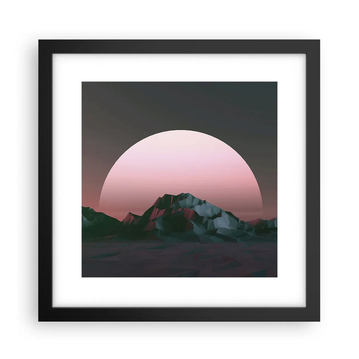 Poster în ramă neagră - Într-o galaxie învecinată - 30x30 cm