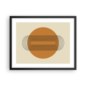 Poster în ramă neagră - Planul perfect - 50x40 cm