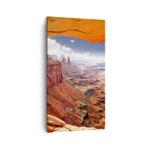 Tablou pe pânză - Sculptat de natura însăși - 45x80 cm