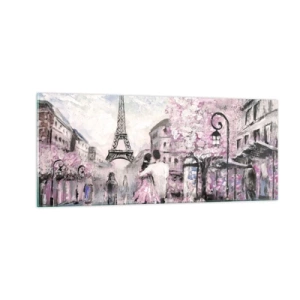Tablou pe sticlă - Dacă ar fi să te îndrăgostești, atunci doar de... - 100x40 cm