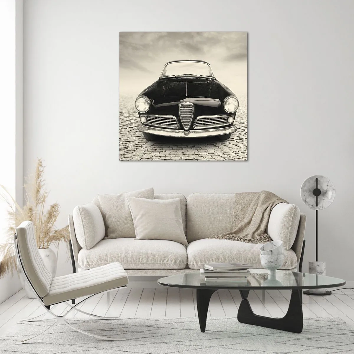 Tablou pe sticlă - Și cum să nu mă iubești? - 60x60 cm