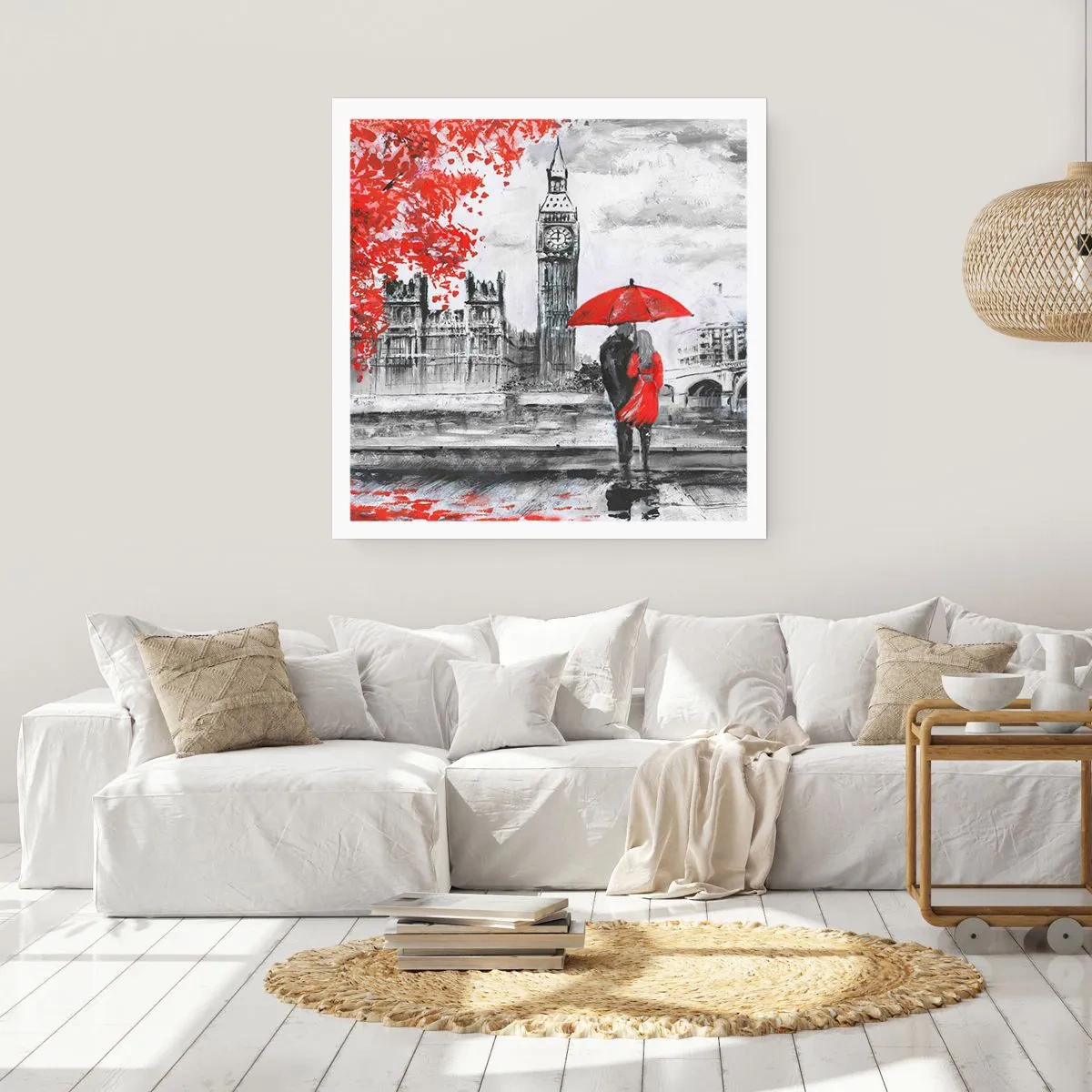 Poster - Îndrăgostit de Londra - 60x60 cm