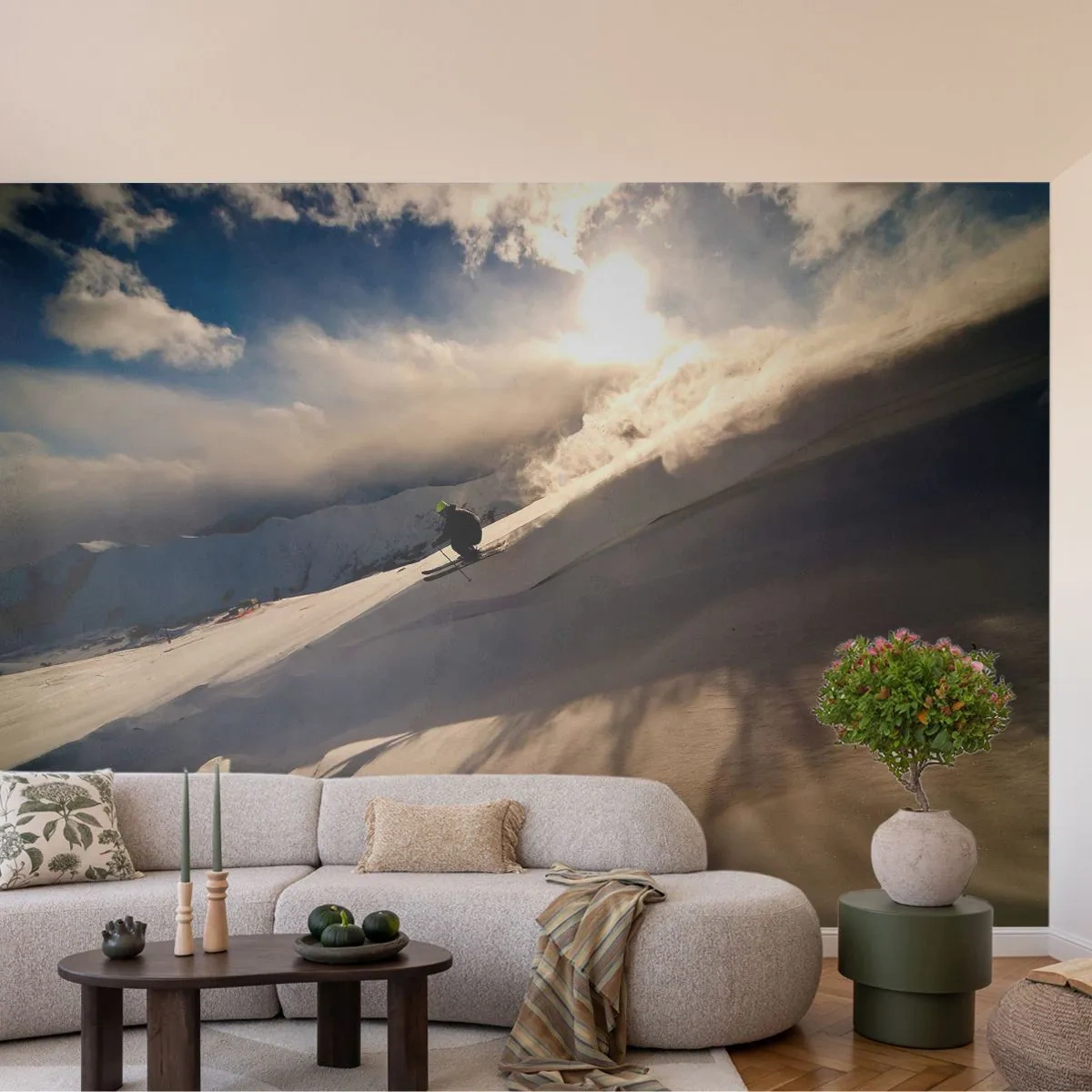 Tapet Premium Canvas - Provocarea munților - Sport și Hobby-uri, Munţi, Alpi - 250x175 cm