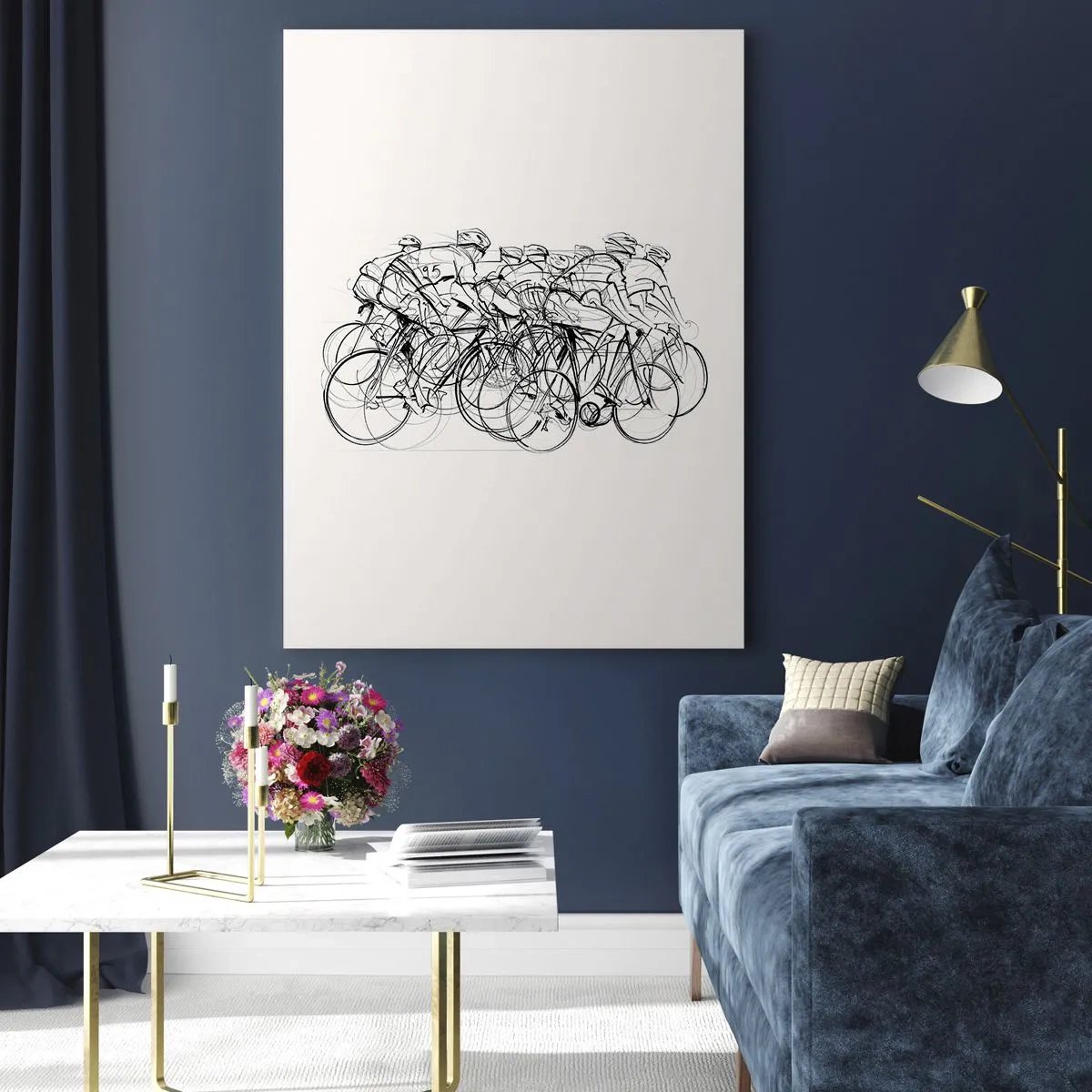 Tablou pe sticlă - Mână în mână - 50x70 cm