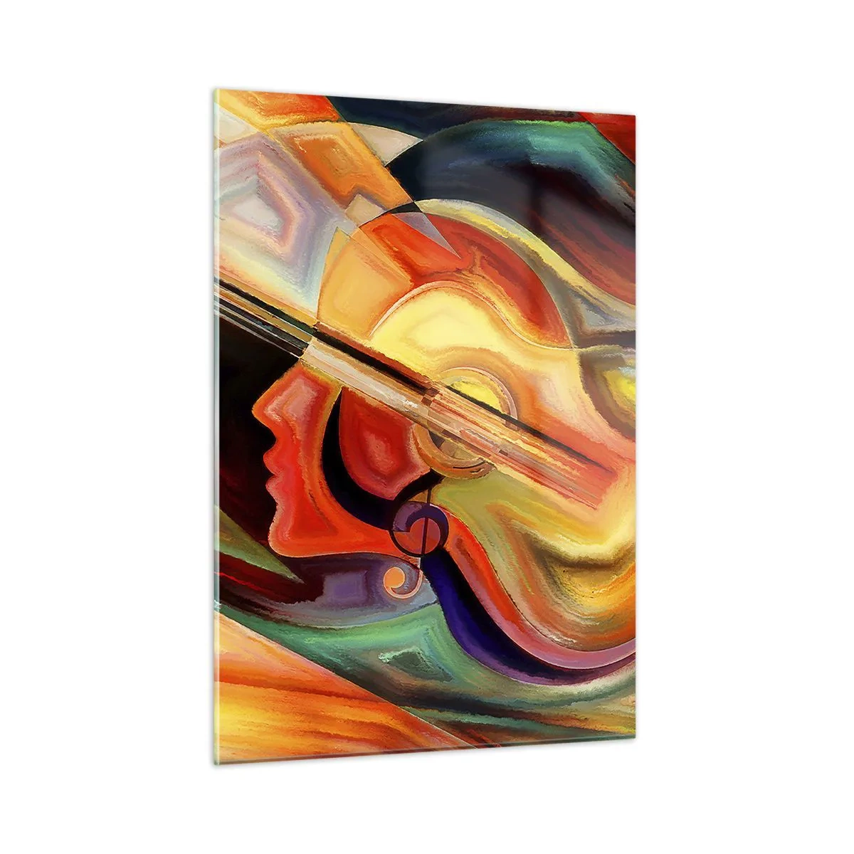 Tablou pe sticlă - Și totul merge bine - 50x70 cm