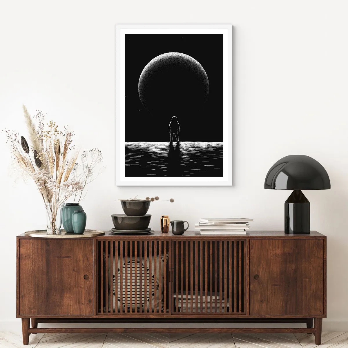 Poster în ramă albă - Față în față - 70x100 cm