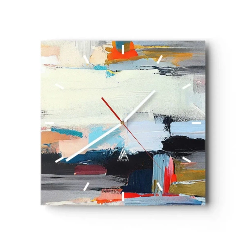 Ceas de perete - Ceas pe sticlă - Există o metodă? - 40x40 cm