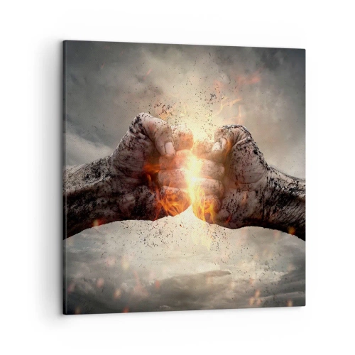 Tablou pe pânză - Ridică-te pentru a lupta - 50x50 cm