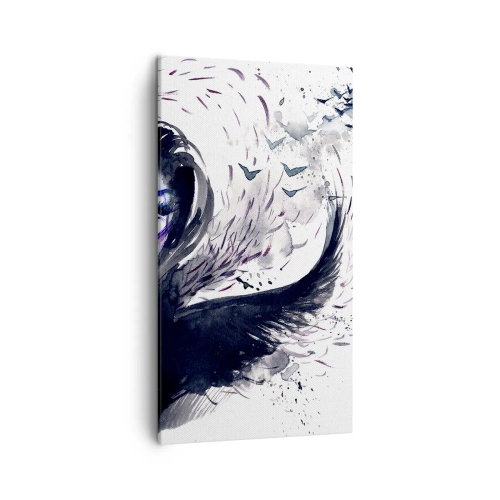 Tablou pe pânză - Demonică și frumoasă - 45x80 cm