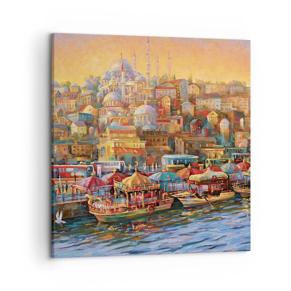 Tablou pe pânză - O poveste din Istanbul - 50x50 cm