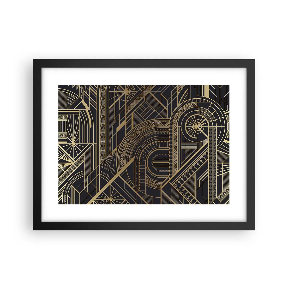 Poster în ramă neagră - Concepte, idei, planuri - 40x30 cm
