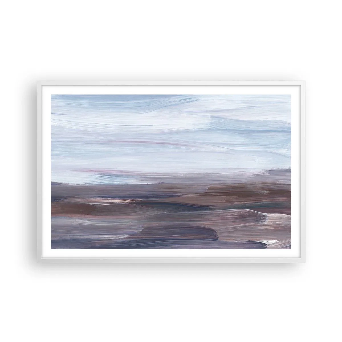 Poster în ramă albă - Elemente: apă - 91x61 cm