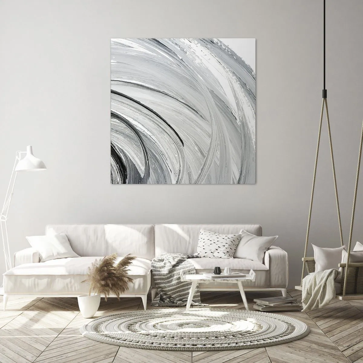 Tablou pe pânză - Compoziție orbitală - 60x60 cm