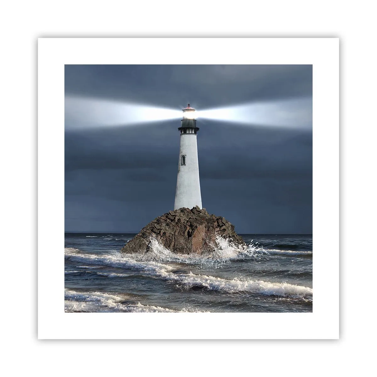 Poster - Aici... aici...! - 40x40 cm