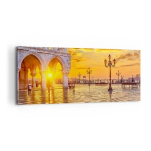 Tablou pe pânză - Unde este toată lumea? - 100x40 cm