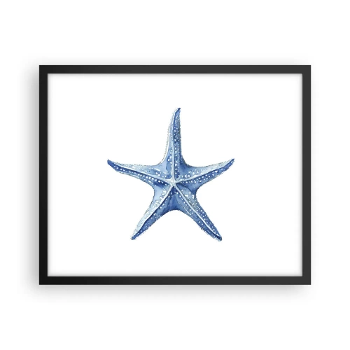 Poster în ramă neagră - Steaua mării - 50x40 cm
