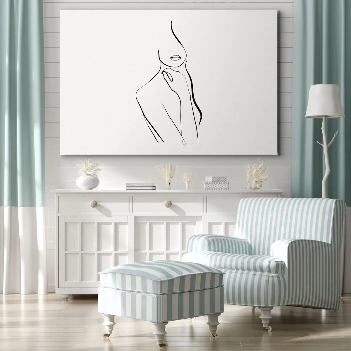 Tablou pe pânză - Val de melancolie - 120x80 cm