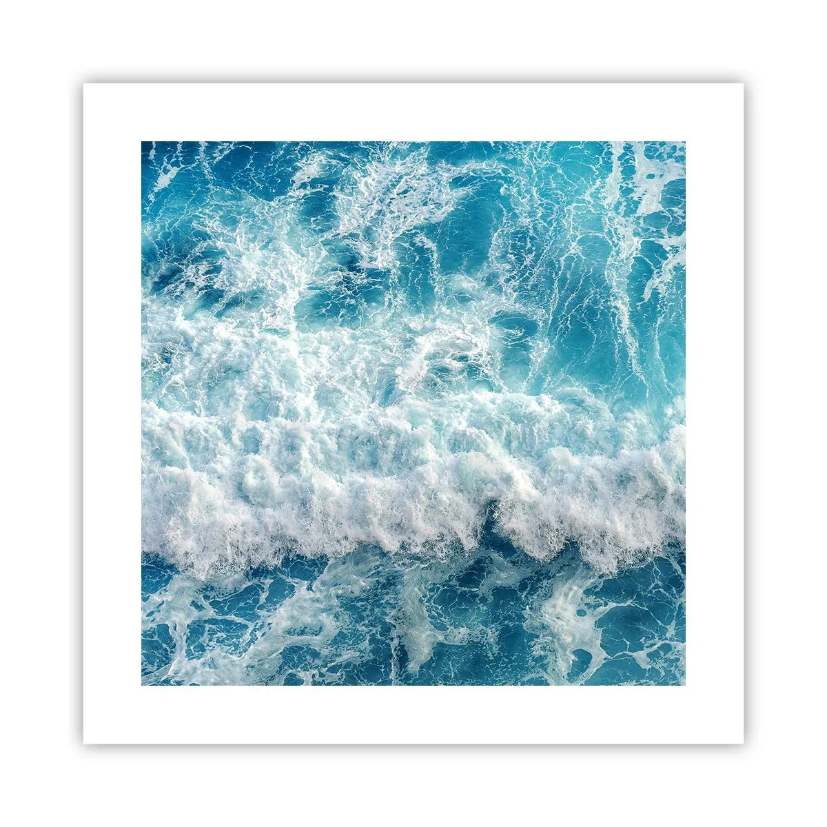 Poster - Cu bucurie și în salturi - 40x40 cm