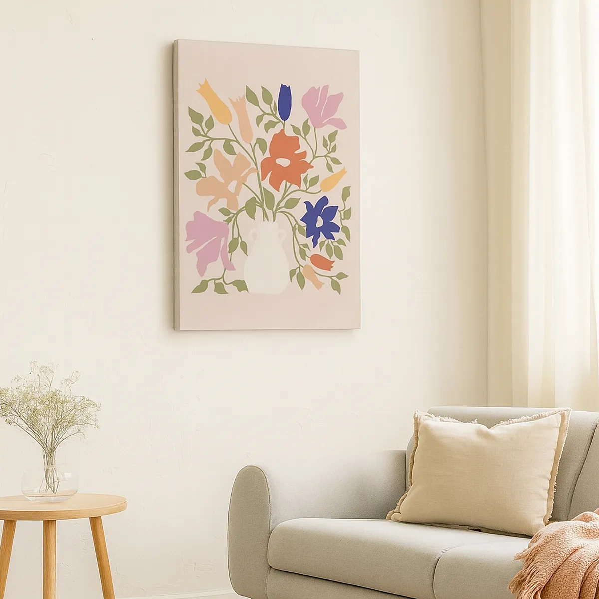 Tablou pe pânză - Buchet delicat - 50x70 cm