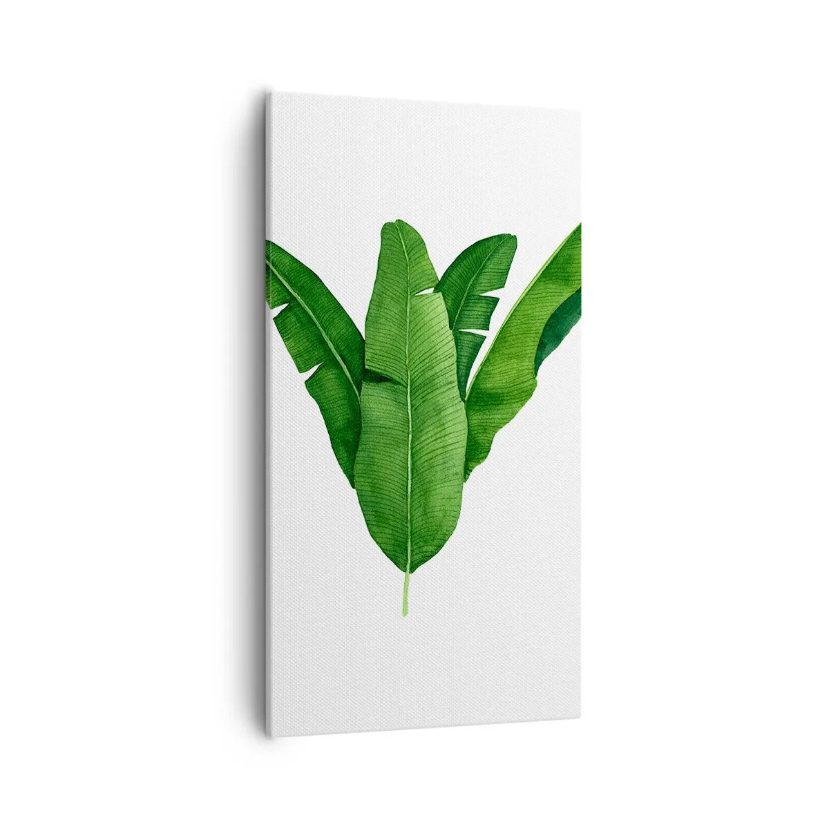 Tablou pe pânză - Simetrie verde - 55x100 cm