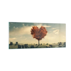 Tablou pe sticlă - Încă mai există speranță - 100x40 cm