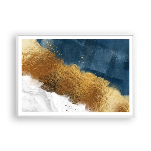 Poster în ramă albă - Culorile verii - 100x70 cm