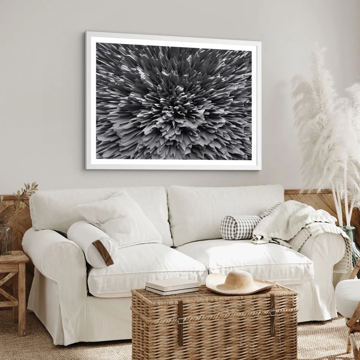 Poster în ramă albă - Mai ascuțit nu se poate - 91x61 cm