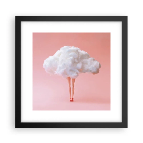 Poster în ramă neagră - Dulce promisiune - 30x30 cm