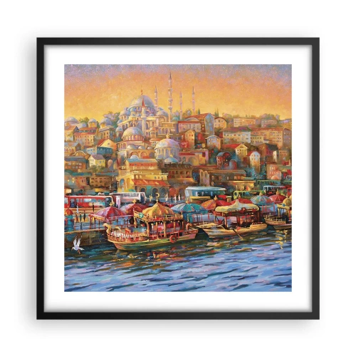 Poster în ramă neagră - O poveste din Istanbul - 50x50 cm