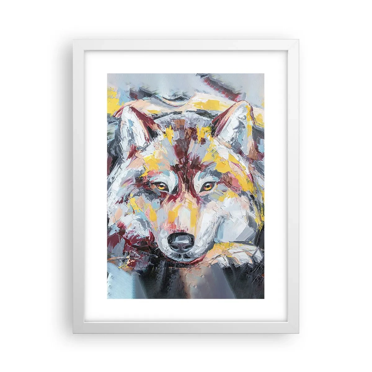 Poster în ramă albă - Pace pentru cel drag - 30x40 cm