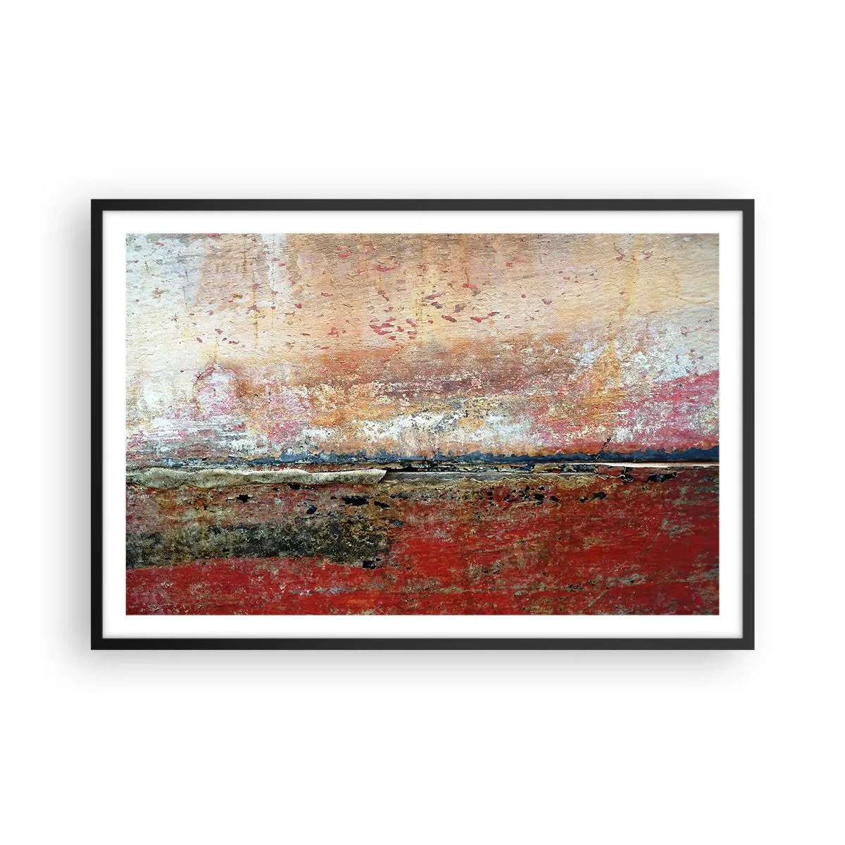 Poster în ramă neagră - Oare este marea? - 91x61 cm