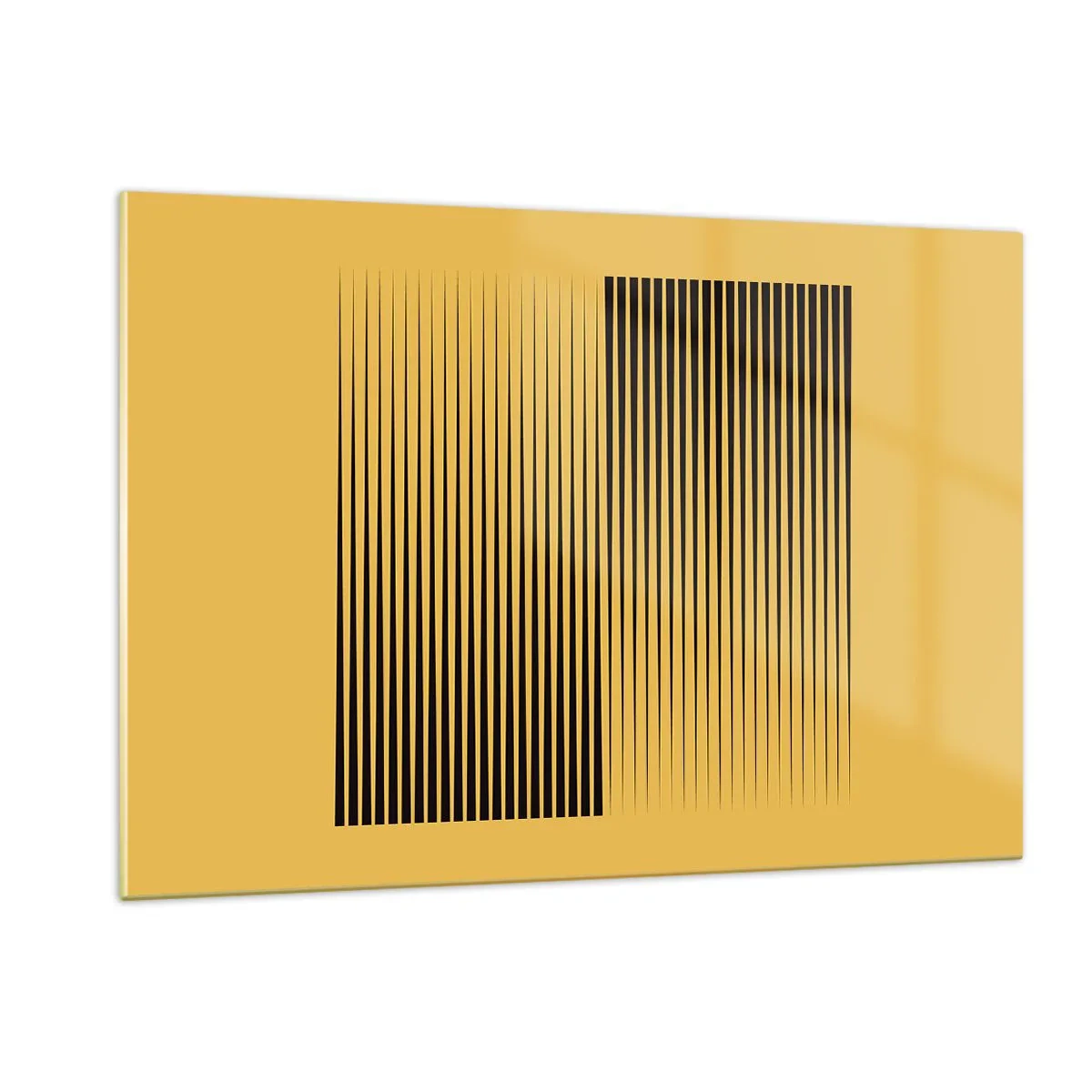 Tablou pe sticlă - Pătratul contrariilor - 120x80 cm