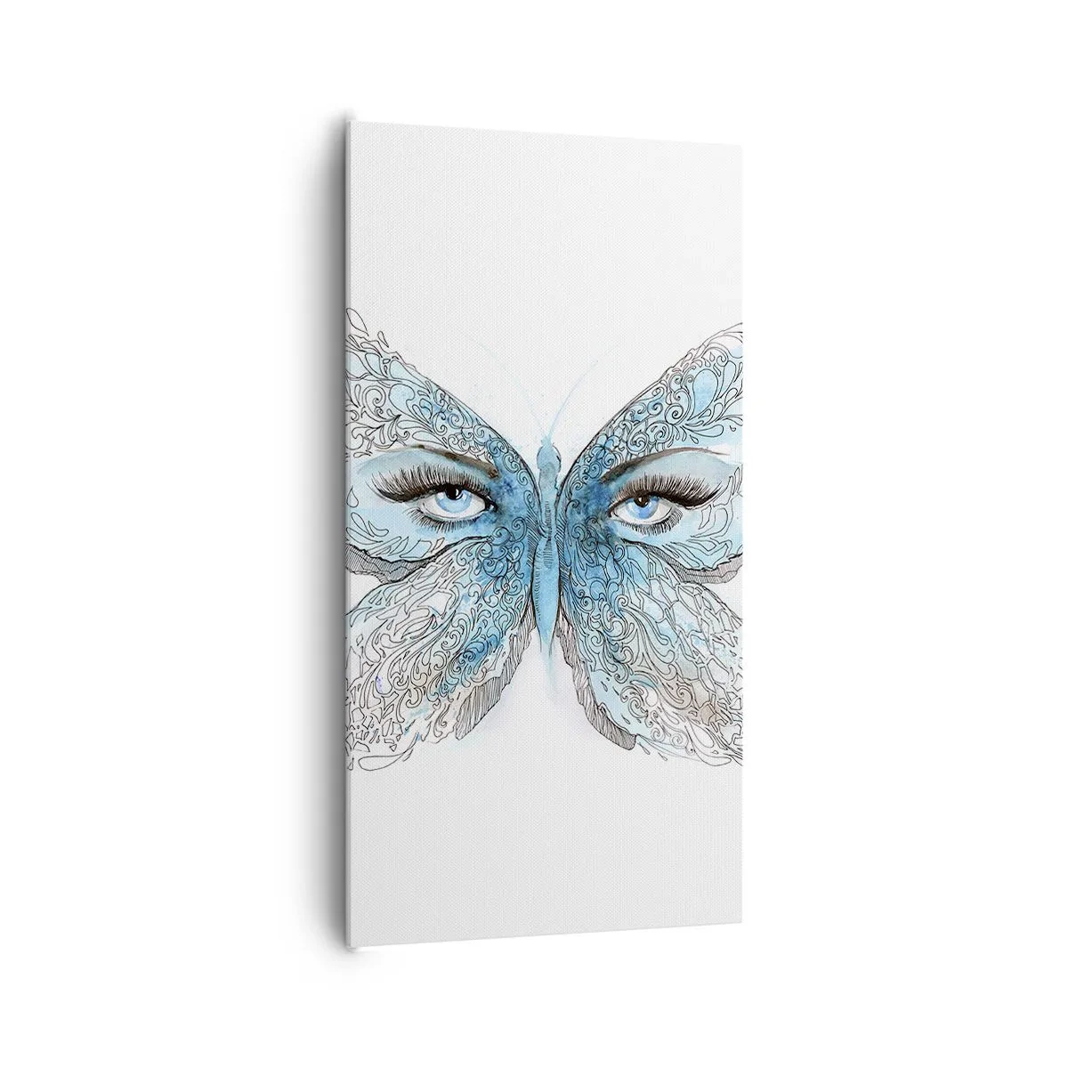 Tablou pe pânză - Polyommatus eros - 65x120 cm