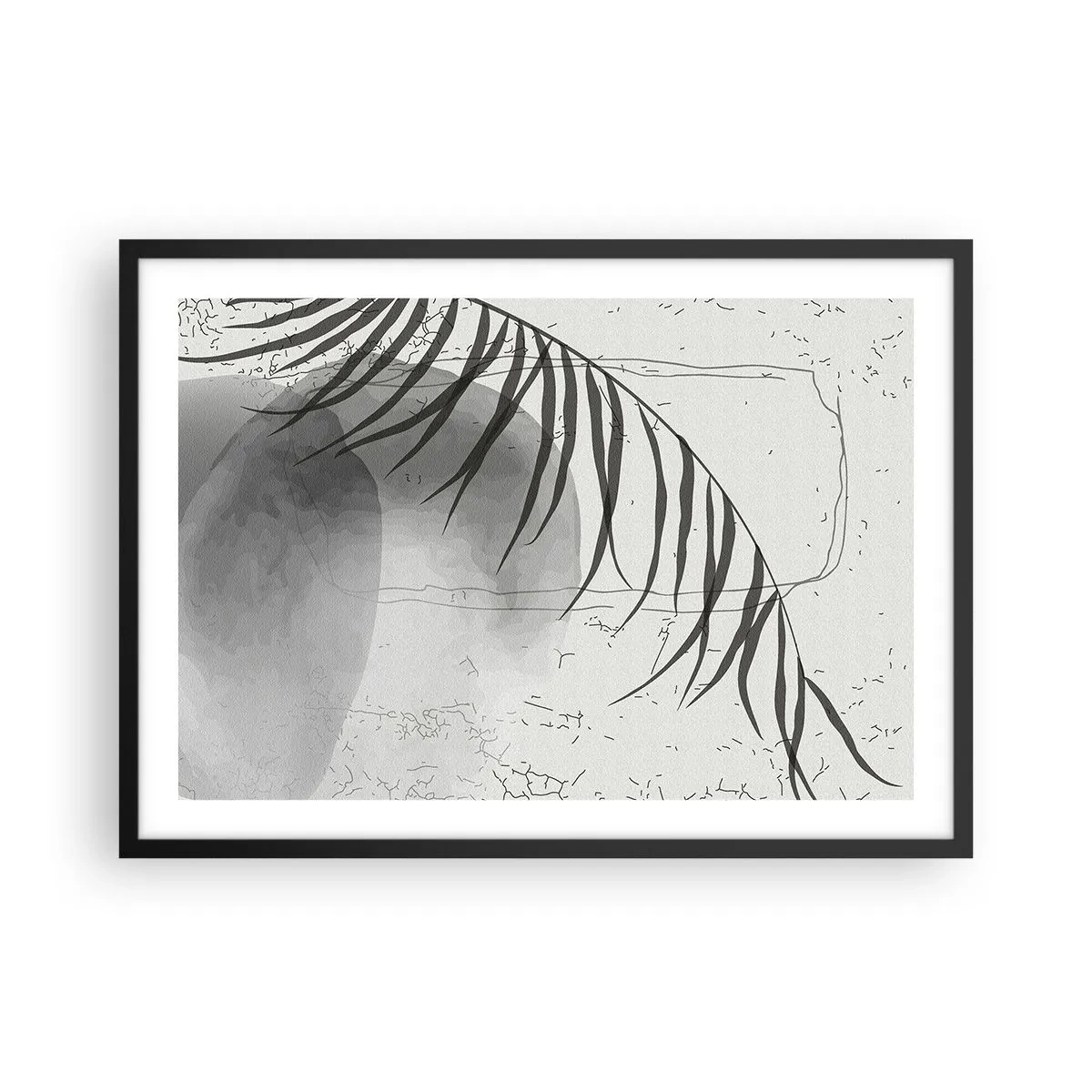 Poster în ramă neagră - Exotismul subtil al naturii - 70x50 cm