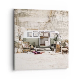 Tablou pe pânză - Să înceapă călătoria - 30x30 cm