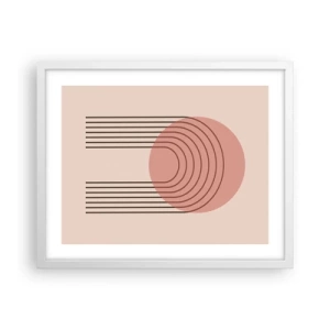 Poster în ramă albă - Atracție irezistibilă - 50x40 cm