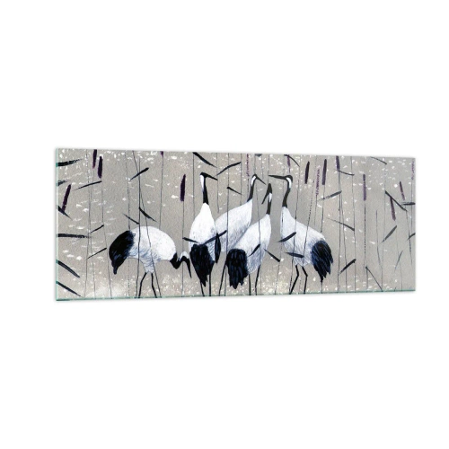 Tablou pe sticlă - Printre ai tăi - 140x50 cm