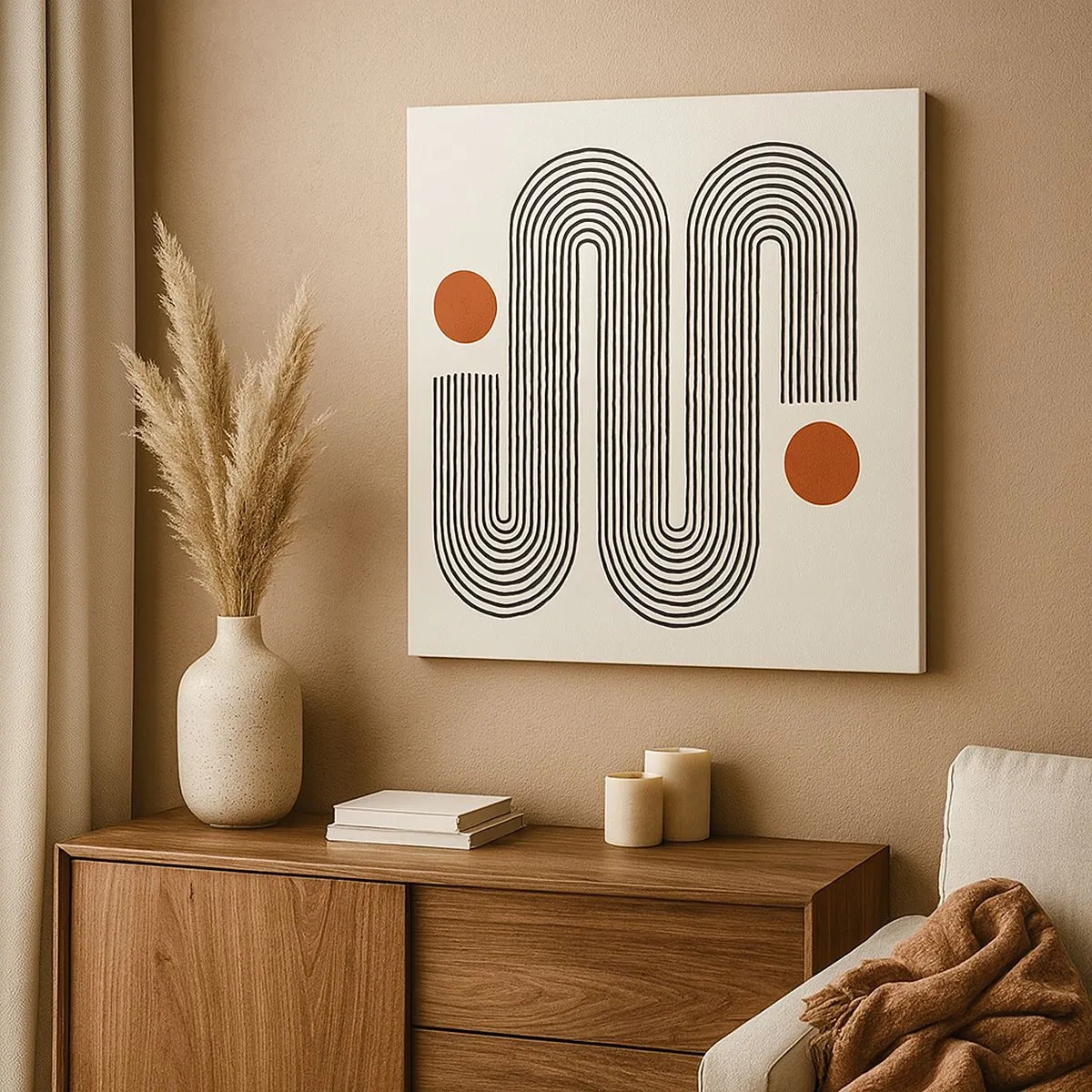 Tablou pe pânză - De la început până la sfârșit - 30x30 cm