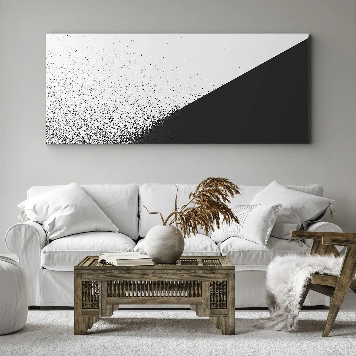 Tablou pe pânză - Din ce în ce mai repede, din ce în ce mai mult - 90x30 cm