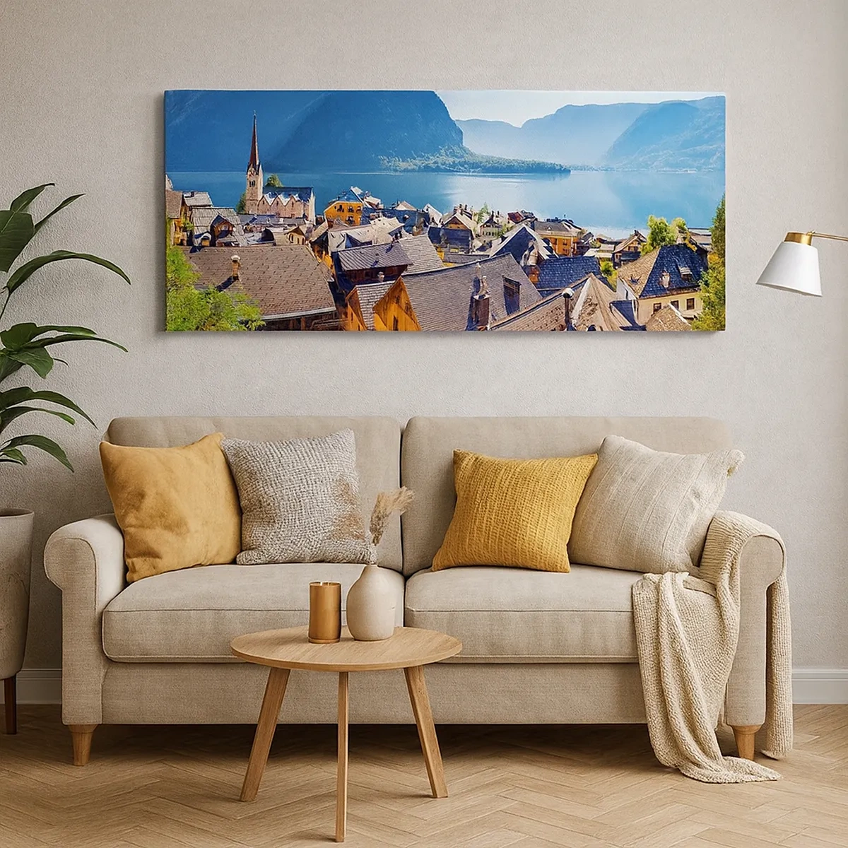 Tablou pe pânză - Nici că se putea mai pitoresc - 30x30 cm