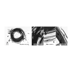 Mostră tapet autocolant Deluxe Sticker - Vortexul creației - Abstracția, Bucată, Grafică - 100x30 cm