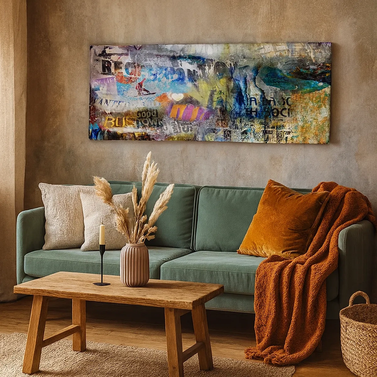 Tablou pe pânză - Colaj de amintiri - 30x30 cm