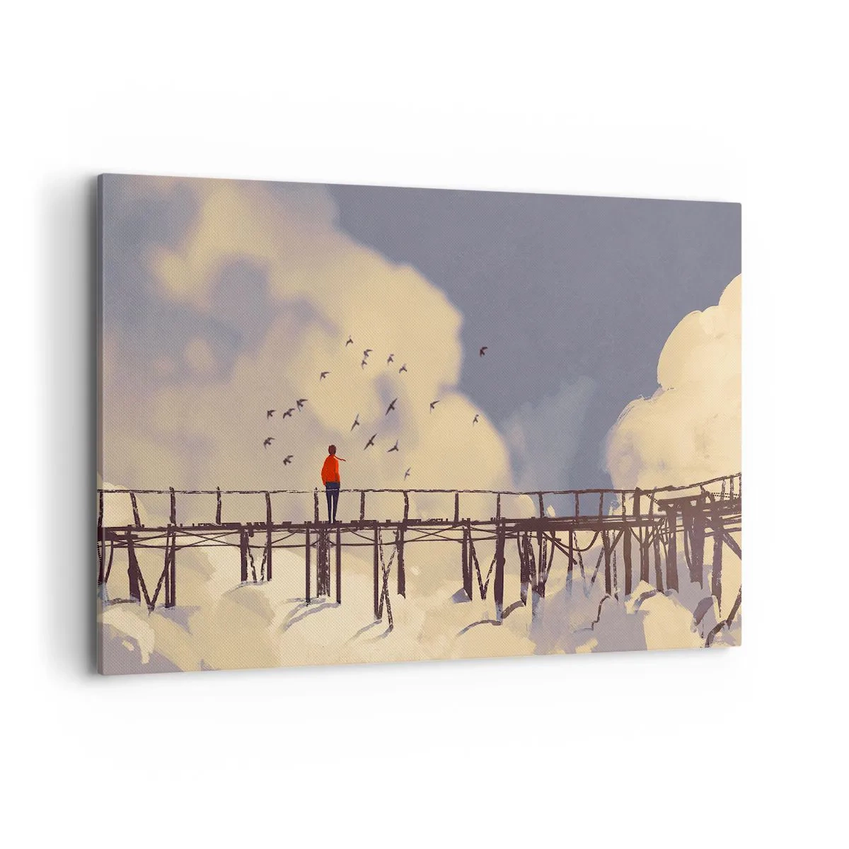 Tablou pe pânză - Dorință albastră - 100x70 cm