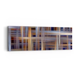 Tablou pe pânză - Țesut din lumină - 90x30 cm