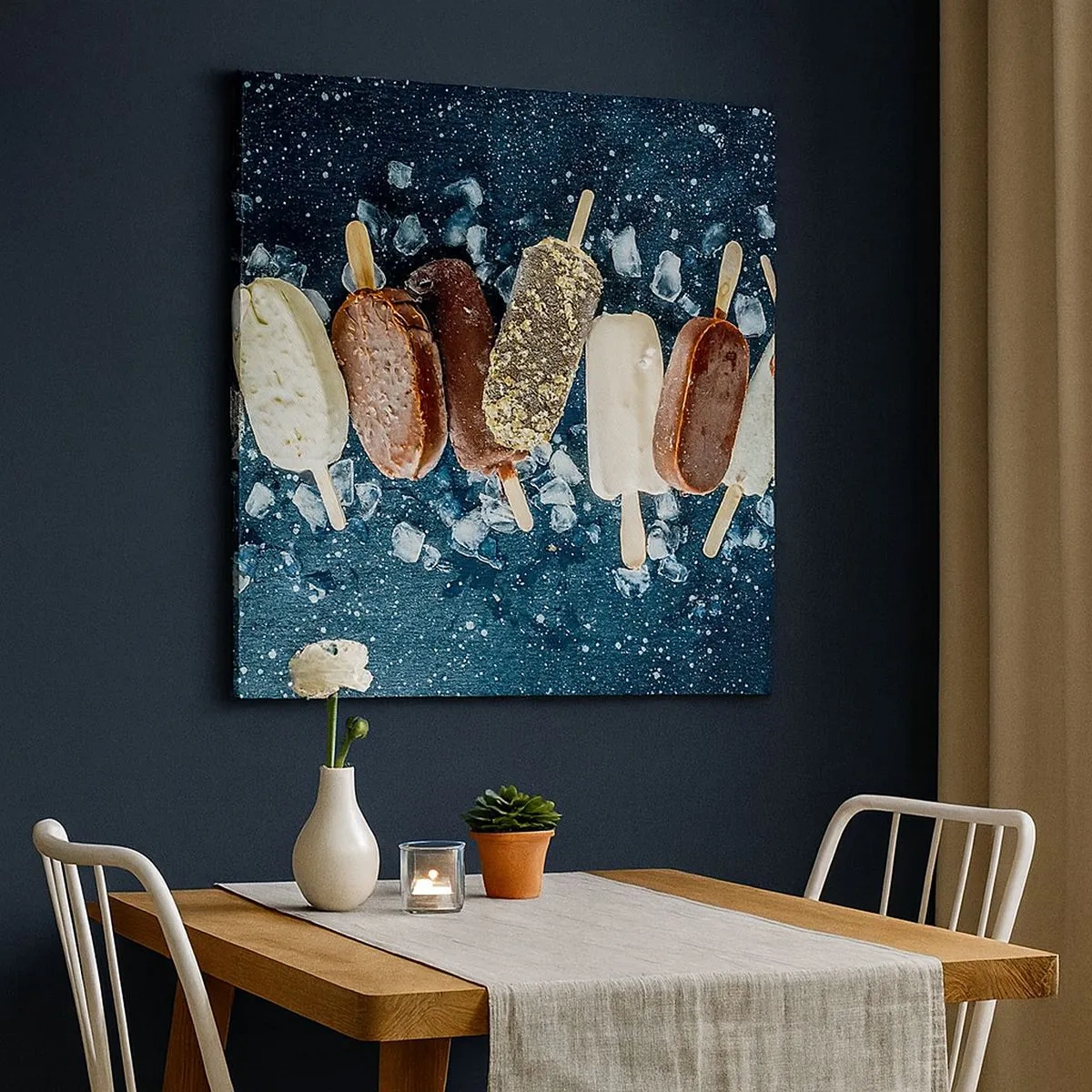 Tablou pe pânză - Gustul unei veri fierbinți - 30x30 cm