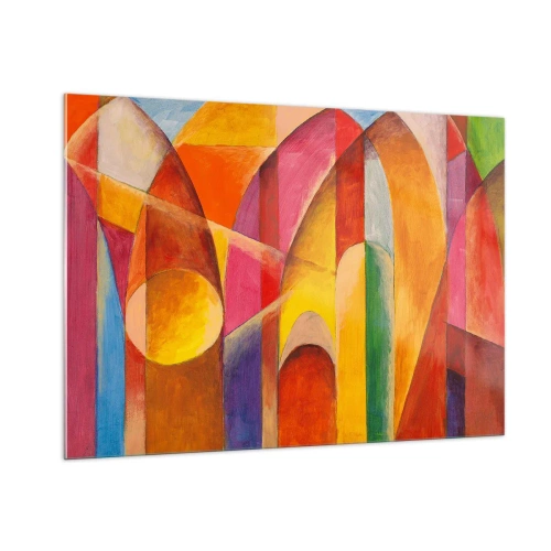 Tablou pe sticlă - Catedrala Soarelui - 100x70 cm