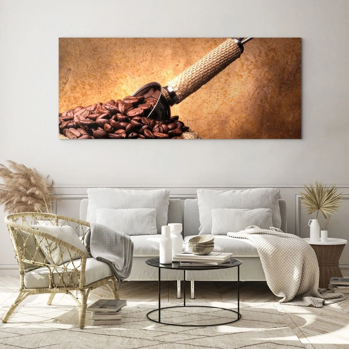 Tablou pe sticlă - La sursa gustului - 160x50 cm
