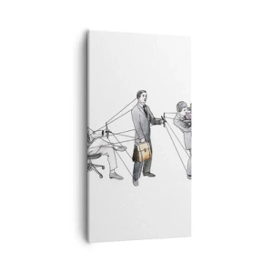Tablou pe pânză - Fiecare are stăpânul său - 55x100 cm