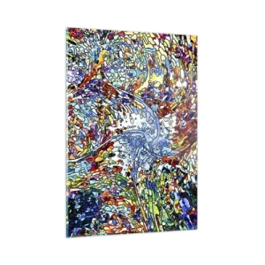 Tablou pe sticlă - Vitraliu de picături - 50x70 cm