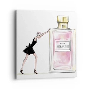 Tablou pe pânză - Esența feminității - 30x30 cm